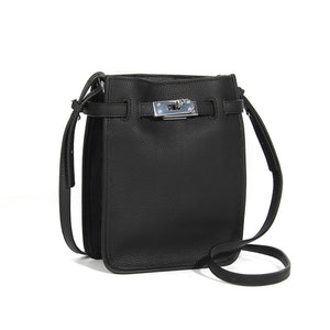 Bag for Mobile Phone-Leather-Spacious-Black/Brown-Ladies Gift