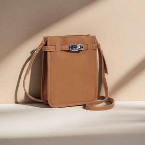 Bag for Mobile Phone-Leather-Spacious-Black/Brown-Ladies Gift