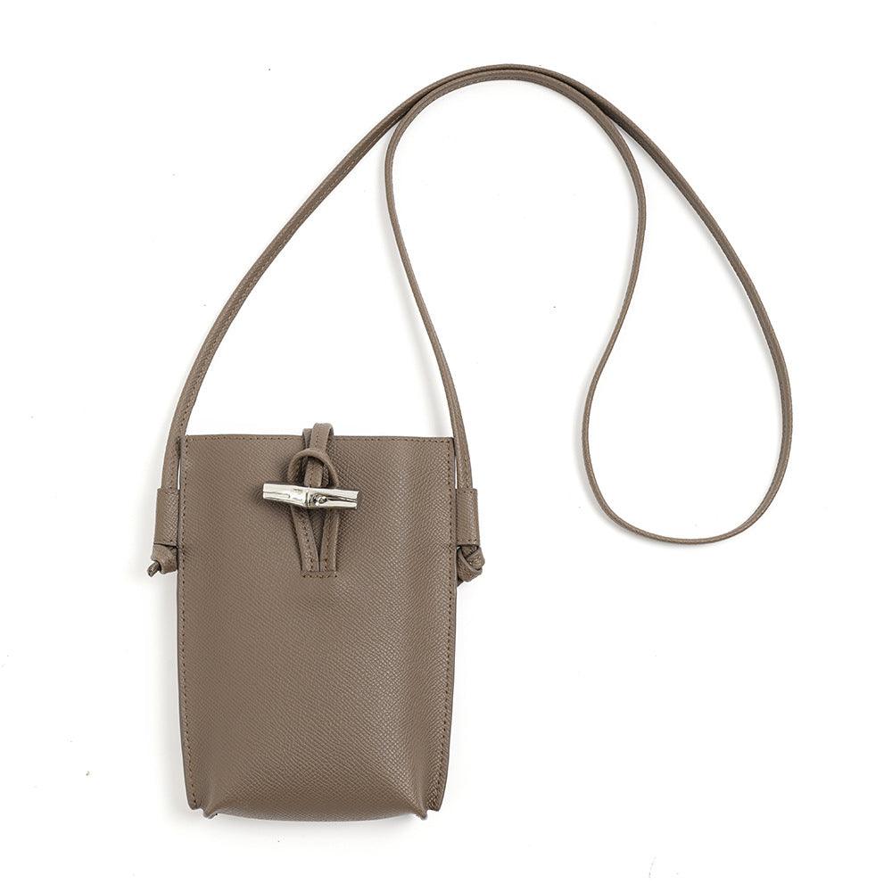 Bags for Mobile Phones-Black/White/Beige-Casual Designer Phone Bag