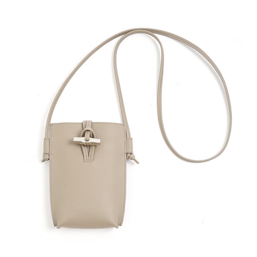 Bags for Mobile Phones-Black/White/Beige-Casual Designer Phone Bag