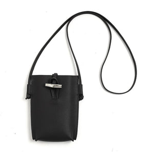 Bags for Mobile Phones-Black/White/Beige-Casual Designer Phone Bag