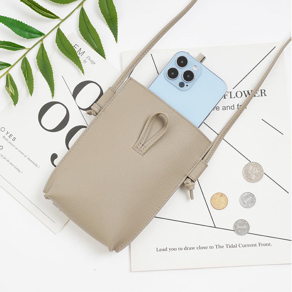Bags for Mobile Phones-Black/White/Beige-Casual Designer Phone Bag