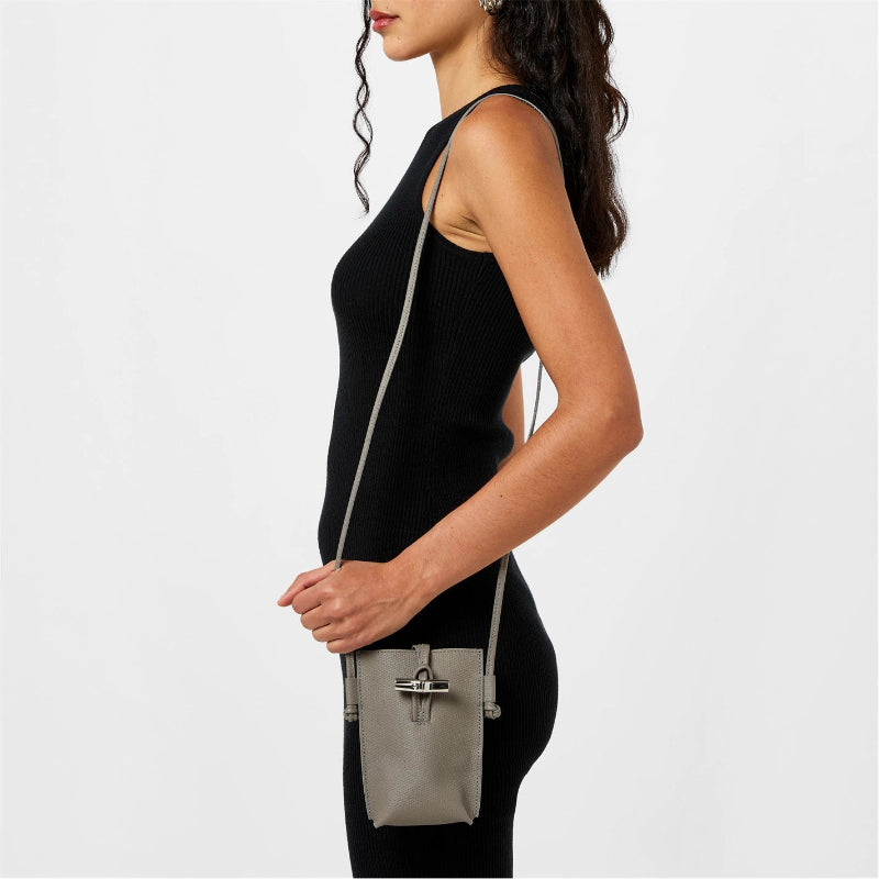 Bags for Mobile Phones-Black/White/Beige-Casual Designer Phone Bag