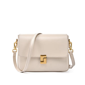 Brown Leather Shoulder Bag for Women–Minimalist Elegant & Practical
