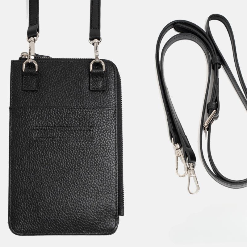 Crossbody Bag for Phone-Leather-Black/Brown/White/Golden/Pink