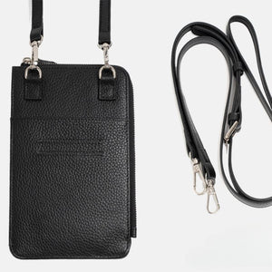 Crossbody Bag for Phone-Leather-Black/Brown/White/Golden/Pink