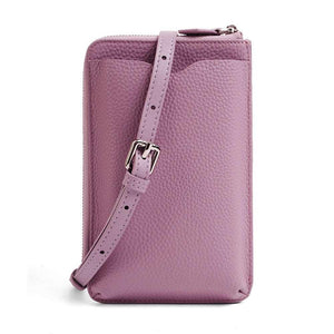 Crossbody Bag for Phone-Leather-Black/Brown/White/Golden/Pink