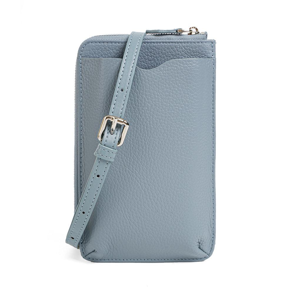 Crossbody Bag for Phone-Leather-Black/Brown/White/Golden/Pink