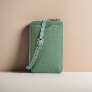 Crossbody Bag for Phone-Leather-Black/Brown/White/Golden/Pink