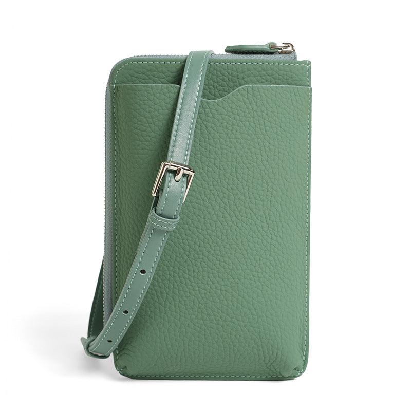 Crossbody Bag for Phone-Leather-Black/Brown/White/Golden/Pink