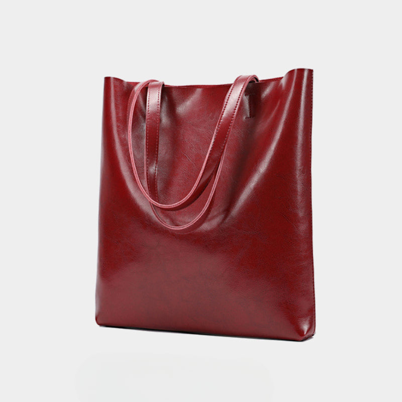 Leather Shoulder Bag for Women – Elegant Practical & Timeless Tote