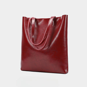 Leather Shoulder Bag for Women – Elegant Practical & Timeless Tote