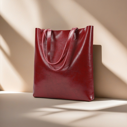 Leather Shoulder Bag for Women – Elegant Practical & Timeless Tote