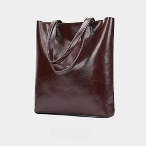 Leather Shoulder Bag for Women – Elegant Practical & Timeless Tote