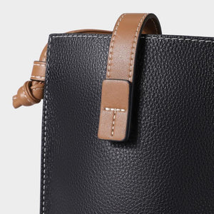 Mobile Phone Bag Crossbody-Leather-Black/Beige/Camel/Green-for Ladies