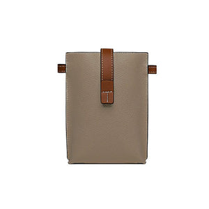 Mobile Phone Bag Crossbody-Leather-Black/Beige/Camel/Green-for Ladies