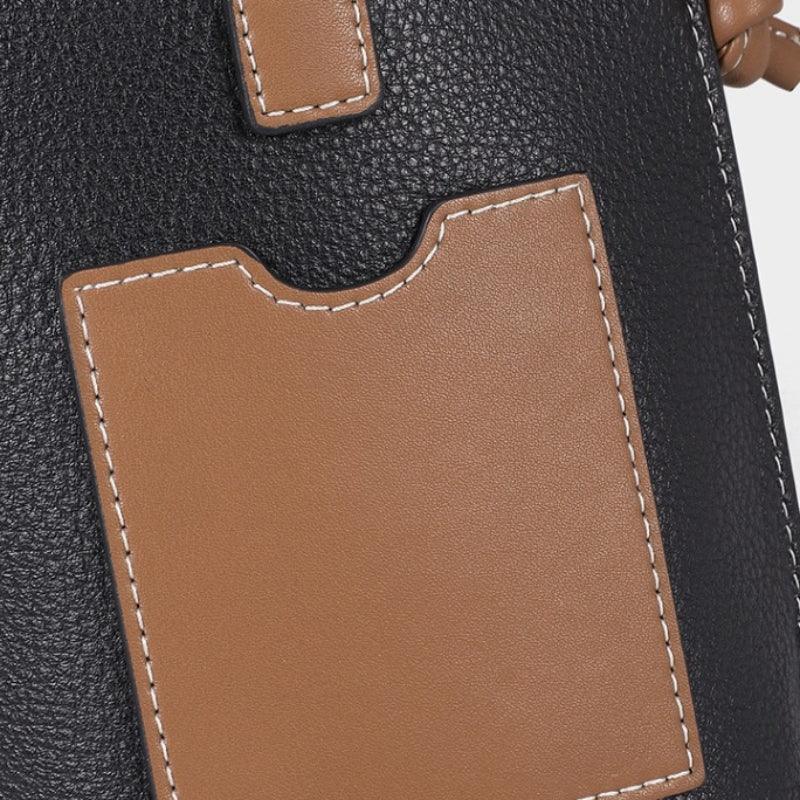 Mobile Phone Bag Crossbody-Leather-Black/Beige/Camel/Green-for Ladies