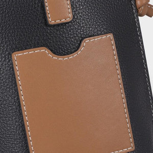 Mobile Phone Bag Crossbody-Leather-Black/Beige/Camel/Green-for Ladies