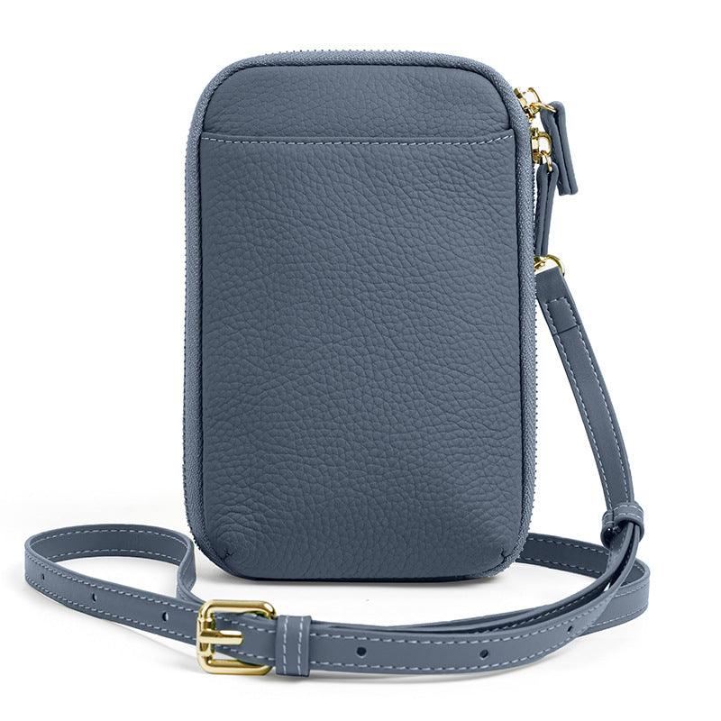Mobile Phone Bag for Ladies-Brown/Green/Blue-Spacious for Ladies