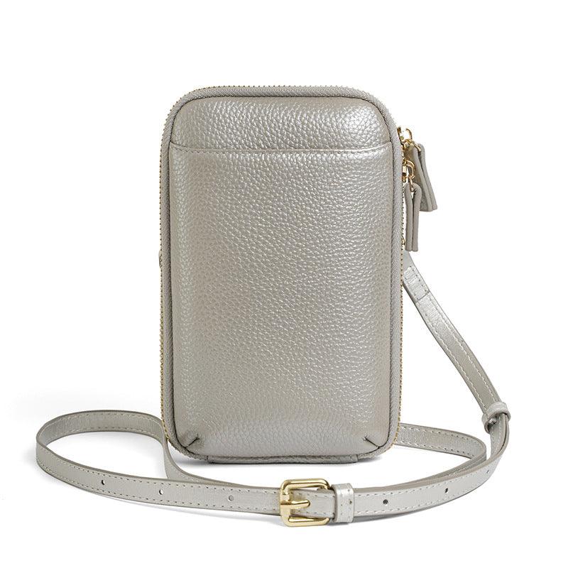 Mobile Phone Bag for Ladies-Brown/Green/Blue-Spacious for Ladies