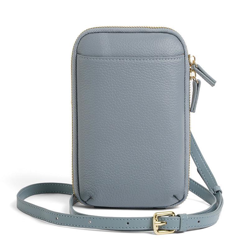 Mobile Phone Bag for Ladies-Brown/Green/Blue-Spacious for Ladies