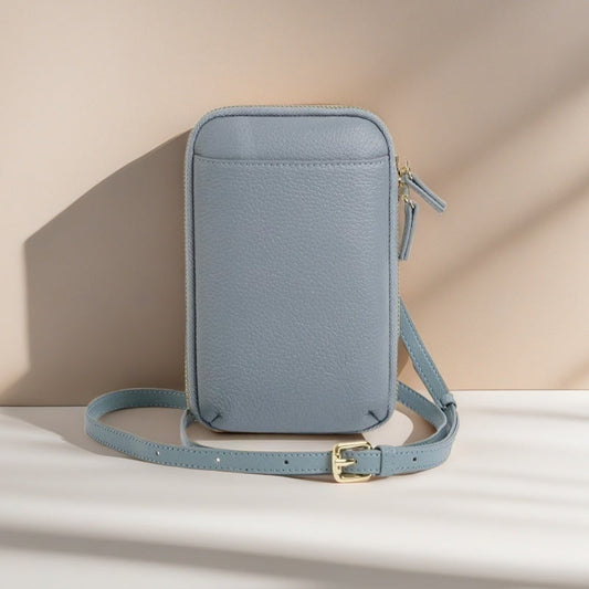 Mobile Phone Bag for Ladies-Brown/Green/Blue-Spacious for Ladies