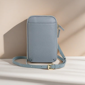 Mobile Phone Bag for Ladies-Brown/Green/Blue-Spacious for Ladies