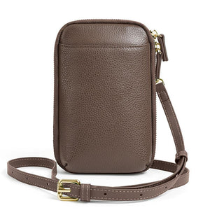 Mobile Phone Bag for Ladies-Brown/Green/Blue-Spacious for Ladies