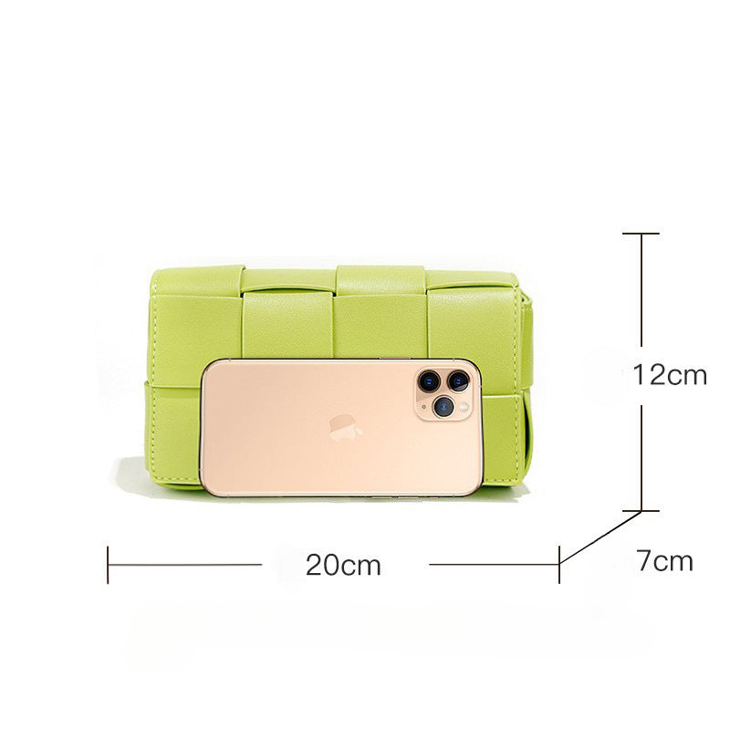 Phone Purse Bag-Braided & Luxury Leather Crossbody Cell Phone Purse