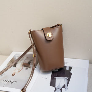 Phone Purse Bag-Luxury & Elegant Full Grain Leather Crossbody Bag