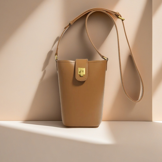 Phone Purse Bag-Luxury & Elegant Full Grain Leather Crossbody Bag