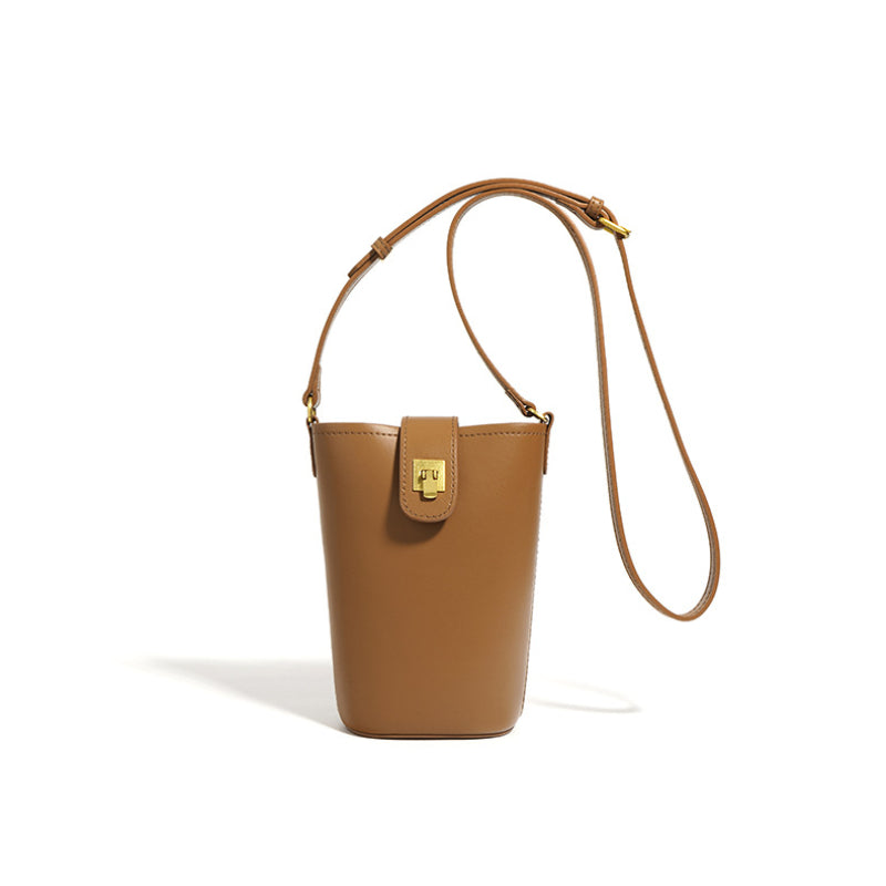Phone Purse Bag-Luxury & Elegant Full Grain Leather Crossbody Bag
