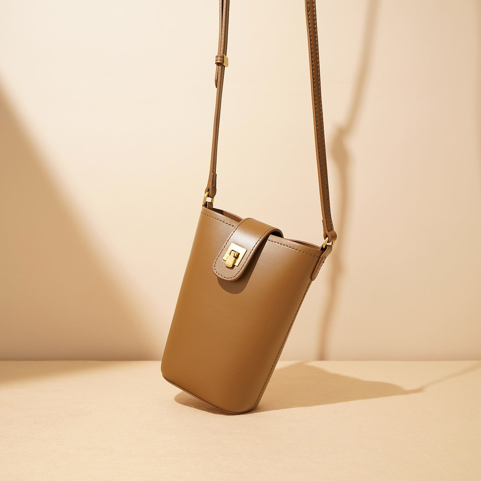 Phone Purse Bag-Luxury & Elegant Full Grain Leather Crossbody Bag