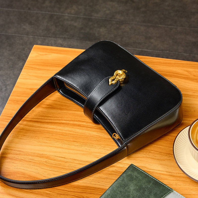 Women’s Elegant Shoulder Bag–Minimalist French Design–Essential